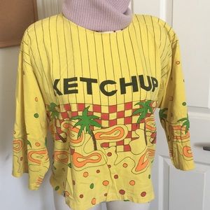 Vintage Ketchup Sleeved Shirt